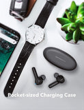 TaoTronics True Wireless Earbuds Bluetooth 5.0 TWS In-Ear Earphones with Charging Case and Built-in Microphones Easy-pair Sweatproof  TT-BH053