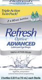 Refresh Optive Advanced, 0.33 Fl Oz (2 Count)