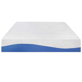PrimaSleep Wave Gel Infused Memory Foam Mattress, 10'' H, Twin, Blue
