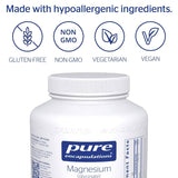 Pure Encapsulations - Magnesium (Glycinate) - Supports Enzymatic and Physiological Functions* - 180 Count
