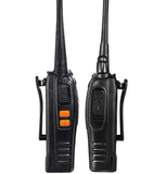 Arcshell Rechargeable Long Range Two-Way Radios with Earpiece 2 Pack UHF 400-470Mhz Walkie Talkies Li-ion Battery and Charger Included