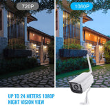 Outdoor Security Camera, 1080P WiFi Camera Wireless Surveillance Cameras, IP Camera with Two-Way Audio, IP66 Waterproof, Night Vision (2-Pack)