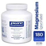 Pure Encapsulations - Magnesium (Glycinate) - Supports Enzymatic and Physiological Functions* - 180 Count