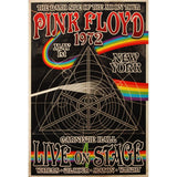 Pink Floyd Laminated 1972 Carnegie Hall Poster 24 x 36in