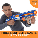 Nerf Rampage N-Strike Elite Toy Blaster with 25 Dart Drum Slam Fire & 25 Official Elite Foam Darts for Kids, Teens, & Adults (Amazon Exclusive)