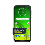 Moto G7 Power with Alexa Push-to-Talk – Unlocked – 32 GB – Marine Blue (US Warranty) – Verizon, AT&T, T–Mobile, Sprint, Boost, Cricket, & Metro