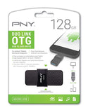 PNY Duo Link OTG 128GB Micro USB Drive, Up to 130MB/S – P-FD128OTGSLMB-GE