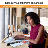 Epson Workforce ES-55R Portable Sheet-fed Document Scanner Accounting Edition for PC and Mac