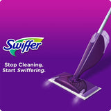 Swiffer WetJet Hardwood and Floor Spray Mop Cleaner Starter Kit, Includes: 1 Power Mop, 5 Pads, Cleaner Solution, Batteries