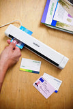 Brother Mobile Color Page Scanner, DS-620, Fast Scanning Speeds, Compact and Lightweight, Compatible with BR-Receipts
