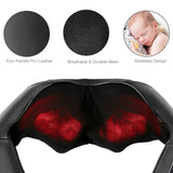 Naipo Shiatsu Back and Neck Massager with Heat Deep Kneading Massage for Neck, Back, Shoulder, Foot and Legs, Use at Home, Car, Office