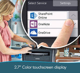 Brother Compact Monochrome Laser Printer, HLL2395DW, Flatbed Copy & Scan, Wireless Printing, NFC, Cloud-Based Printing & Scanning,
