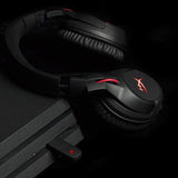 HyperX Cloud Flight - Wireless Gaming Headset, with Long Lasting Battery Up to 30 hours of Use, Detachable Noise Cancelling Microphone, Red LED Light