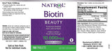 Natrol Biotin Beauty Tablets, Promotes Healthy Hair, Skin and Nails, Helps Support Energy Metabolism, Helps Convert Food Into Energy