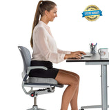 ComfiLife Gel Enhanced Seat Cushion - Non-Slip Orthopedic Gel & Memory Foam Coccyx Cushion for Tailbone Pain - Sciatica & Back Pain Relief