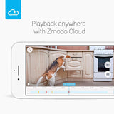 Zmodo Wireless Security Camera System (4 Pack) , Smart Home HD Indoor Outdoor WiFi IP Cameras with Night Vision, 1-month Free Cloud Recording