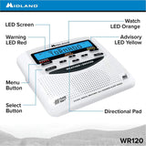 Midland - WR120B/WR120EZ - NOAA Emergency Weather Alert Radio - S.A.M.E. Localized Programming
