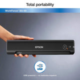 Epson Workforce ES-50 Portable Sheet-fed Document Scanner for PC and Mac