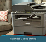 Brother Monochrome Laser Printer, Compact All-In One Printer, Multifunction Printer, MFCL2710DW, Wireless Networking and Duplex Printing