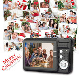 HD Mini Digital Cameras,Point and Shoot Digital Cameras for Kids Teenagers Beginners-Travel,Camping,Outdoors,School (Black 2)