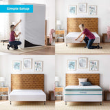 LINENSPA Waterproof Bed Bug Proof Box Spring Encasement Protector - Blocks out Liquids, Bed Bugs, Dust Mites and Allergens - Twin