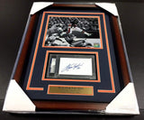 Walter Payton Signed Photograph - Index Card 8x10 - NFL Cut Signatures