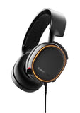 SteelSeries Arctis 5 - RGB Illuminated Gaming Headset with DTS Headphone:X v2.0 Surround - For PC and PlayStation 4 - Black