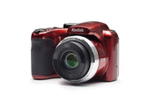 Kodak PIXPRO Astro Zoom AZ252-RD 16MP Digital Camera with 25X Optical Zoom and 3" LCD (Red)