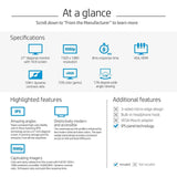 HP Pavilion 27-inch FHD IPS Monitor with LED Backlight (27xw, Snow White and Natural Silver)