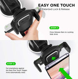 iOttie Easy One Touch 4 Dash & Windshield Car Mount Phone Holder || for iPhone, Samsung, Moto, Huawei, Nokia, LG, Smartphones