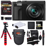 Panasonic DC-ZS70K Lumix 20.3 Megapixel, 4K Digital Camera, Touch Enabled 3" 180 Degree Flip-Front Display, 30x Leica DC Vario-Elmar Lens, Wi-Fi