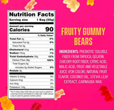 SmartSweets Gummy Bears Fruity 1.8 Oz Bags (Box Of 12), Candy With Low-Sugar (3g) & Low Calorie (90)