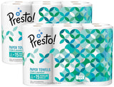 Presto! Flex-a-Size Paper Towels, Huge Roll, 12 Count = 30 Regular Rolls