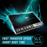 Silicon Power 512GB SSD 3D NAND A55 SLC Cache Performance Boost SATA III 2.5" 7mm (0.28") Internal Solid State Drive (SP512GBSS3A55S25)