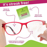 Eyeglass Cleaner Lens Wipes - 600 Pre-Moistened Cleaning Cloths - Glasses Cleaner Wipe Safely Cleans Eye Glasses, Sunglasses, Screens