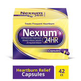 Nexium 24HR (42 Count, Capsules) All-Day, All-Night Protection from Frequent Heartburn Medicine
