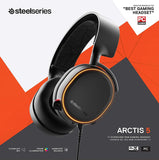 SteelSeries Arctis 5 - RGB Illuminated Gaming Headset with DTS Headphone:X v2.0 Surround - For PC and PlayStation 4 - Black
