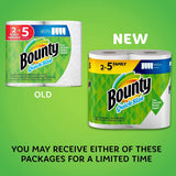 Bounty Quick-Size Paper Towels, White, Family Rolls, 12 Count (Equal to 30 Regular Rolls)