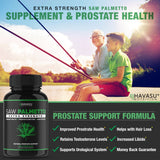Havasu Nutrition Saw Palmetto Supplement for Prostate Health - Supports Those with Frequent Urination - Supports DHT Blocker