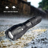 LED Tactical Flashlight, Binwo Super Bright 2000 Lumen XML T6 LED Flashlights Portable Outdoor Water Resistant Torch Light Zoomable Flashlight 2 Pack