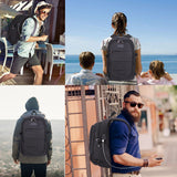 College Laptop Backpack Water Resistant Anti-Theft Bag with USB Charging Port and Lock 14/15.6 Inch Computer Business Backpacks for Women Men