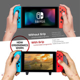 Satisfye - Accessories Compatible with Nintendo Switch - Comfortable & Ergonomic Switch Grip, Joy Con & Switch Control -. FREE BONUS: 4 Thumbsticks