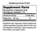 Natural Vitality Calm, The Anti-Stress Drink Mix, Magnesium Supplement Powder, Raspberry Lemon - 16 ounce
