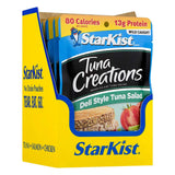 StarKist Tuna Creations Deli Style Tuna Salad – 3 oz. Pouch, Pack of 24 – Ready to Eat Tuna Salad with 13g of Protein and 80 Calories Per Pouch