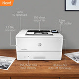 HP LaserJet Pro M404n Monochrome Laser Printer (W1A52A) - Ethernet Only