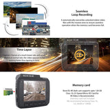 Rove R2-4K Dash Cam Built in WiFi GPS Car Dashboard Camera Recorder with UHD 2160P, 2.4" LCD, 150° Wide Angle, WDR, Night Vision
