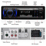 BOSS Audio Systems 616UAB Multimedia Car Stereo - Single Din LCD, Bluetooth Audio Calling, Built-in Microphone, MP3 USB, Aux-in, AM FM Radio Receiver
