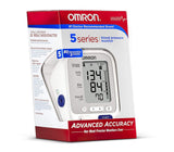 Omron 5 Series Upper Arm Blood Pressure Monitor; 2-User, 100-Reading Memory, Soft Wide-Range Cuff, #1 Dr. Recommended by Omron