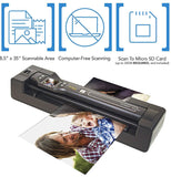 Vupoint ST470 Magic Wand Portable Scanner with Auto-Feed Docking Station + Hard Protective Travel Carrying Case + 8gb MicroSD Card - 1200dpi,PDF/JPEG