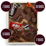 HERSHEY'S Halloween Chocolate Candy Bar Assorted Variety Pack (HERSHEY’S Milk Chocolate, HERSHEY’S Milk Chocolate Almond, KIT KAT, REESE’S Cups)